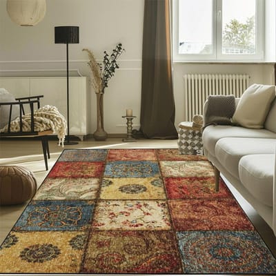 Perzië Mandala Grote Tapijten voor Woonkamer Huis Antislip Wasbaar Groot Oppervlak Turkije Kleden voor Slaapkamer Salon Vloermat Tapis 60x90cm