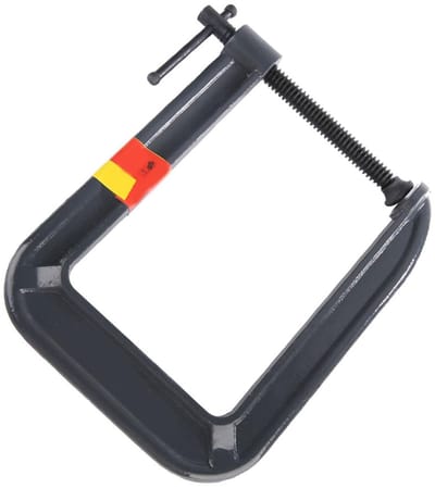 Dailygoods - C-klem Hoogwaardig Staal - Stevige Timmerklem - Diepe Kaakopening 100-185mm - Ideaal voor DIY Projecten - Duurzaam en Betrouwbaar - Voor...