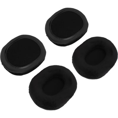 2 Paar Koptelefoon Oorkussens Comfortabele Oorkussens voor ATH-M50 ATH-M50X ATH-M40X ATH-M30X ATH-M20X black