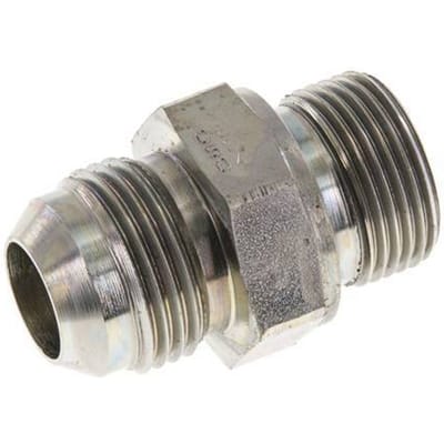 JIC  Dubbele Nippel G3/4'' X UN 1-1/16''-12 Staal NBR 210bar