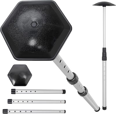 Golf travel bag support rod - aluminium - hoogte verstelbaar - bescherming voor golfclubs - ShopVlot
