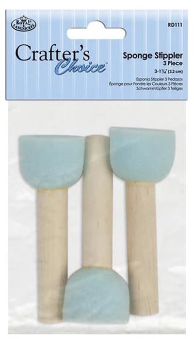 R&L Medium Sponge Stippler Set 1 1/4 (3.2 cm) - 3 Pack
