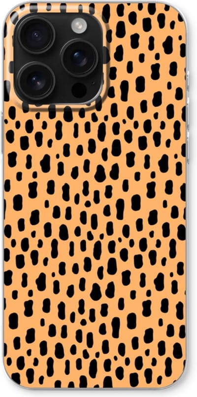 Case Company® - Hoesje geschikt voor iPhone 16 Pro Max hoesje - Panter - Soft Cover Telefoonhoesje - Bescherming aan alle Kanten en Schermrand