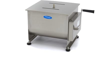 Vleesmenger - 30 L - 25 Kg Vlees - Dubbele As - Handmatig