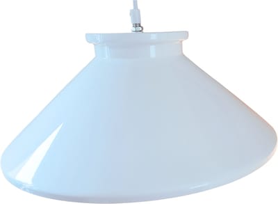 Hanglamp Modern Wit met gouden binnenkant 37 cm - Scaldare Sciacca
