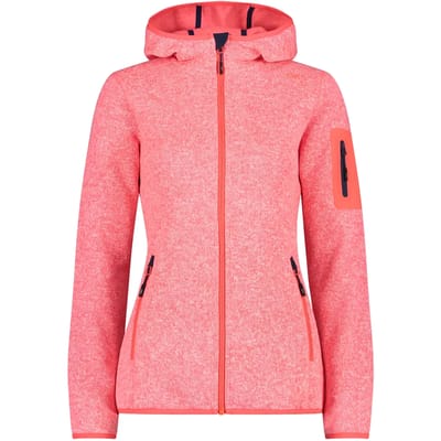 Dames fleece met capuchon CMP