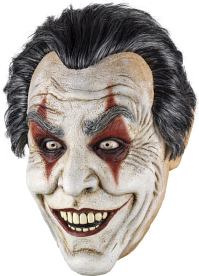 Partychimp Psycho Clown Masker Halloween Horror Clown Volledig Hoofdmasker voor bij Halloween Kostuum Volwassenen Carnaval - Latex - One size