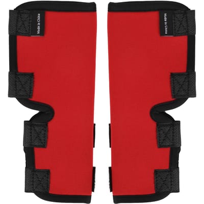 Genouillères pour chien Élastiques Blessure Plaie Soutien de jambe Protecteur Récupération Animal de compagnie Enveloppement articulation du genou Rouge XL L(for 6.5-9kg) rouge