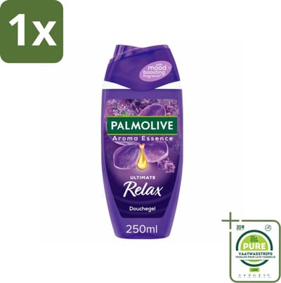 1 x Palmolive - Arroma Essence - Douchegel - Lavendel & Ylang Ylang - Ultimate Relax - 250 ml - Douchegel - Lavendel - Ylang Ylang - Aromatherapie - Ontspannen