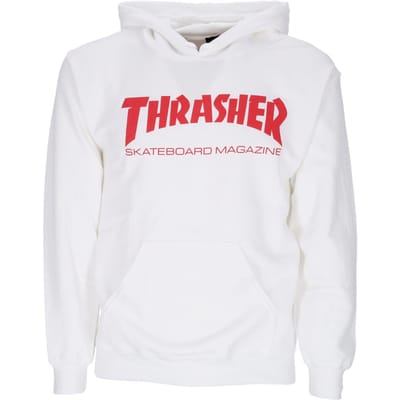 Heren Skatemag Hood Wit/rood