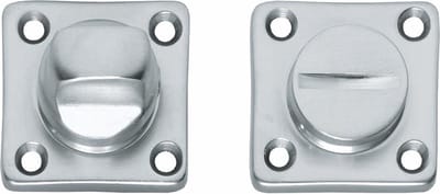 Intersteel Rozet toilet-/badkamersluiting vierkant chroom mat