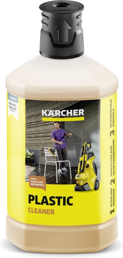 Kärcher Kunststofreiniger RM 613, 1 liter reinigingsmiddel Plug 'n Clean - Hogedrukreiniger - 3-in-1 reiniger