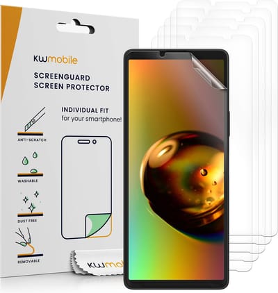 kwmobile 6x screenprotectors geschikt voor Sony Xperia 10 VI - beschermende folie voor smartphone