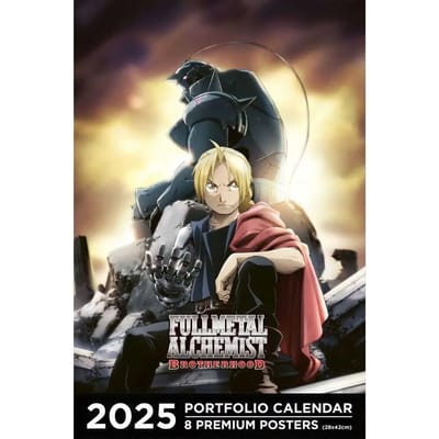 Ynnis Editions Fullmetal Alchemist Portfolio Calendar 2025 *English Version* Calendars