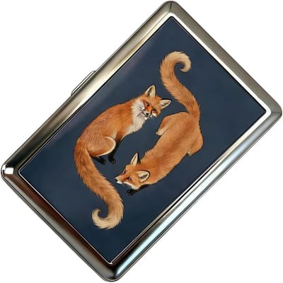Metalen Kaarthouder - Creditcard etui - Veilig opbergen - Signaalblokkering technologie - 12 mm profiel - Antiek metaal