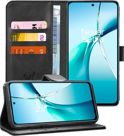 Hoesje geschikt voor OnePlus Nord CE 4 Lite - Portemonnee Book Case Zwart