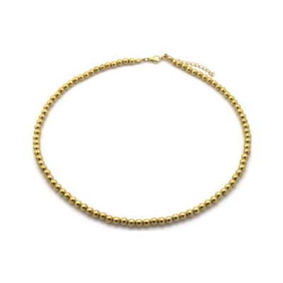 RVS ketting - Ketting 5mm - Zee - Zon - Goudkleurig - Stainless Steel - Design - Nikkel Free - Ketting dames - Waterproof