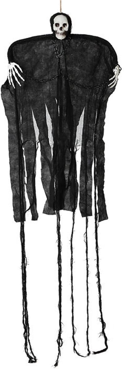 Halloween/horror thema hang decoratie spook/skelet - enge/griezelige pop - 100 cm