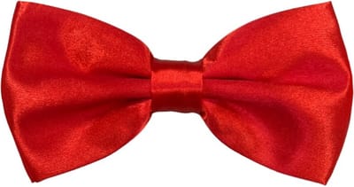 Fako Fashion - Vlinderstrik - Vlinderdas - Strik - Satijn - Voorgestrikt - 12.5cm - Donkerrood