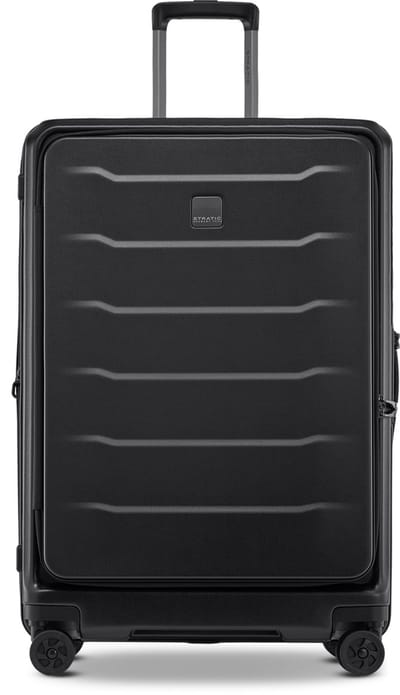 STRATIC Phoenix ML - grote koffer - 75 cm - voorvak - Black