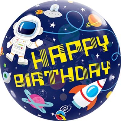 Bubbles ballon - Bday Outer Space