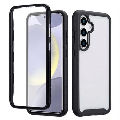 imoshion Hoesje - Geschikt voor Samsung Galaxy S25 Plus - 360° Full Protective Case - Zwart