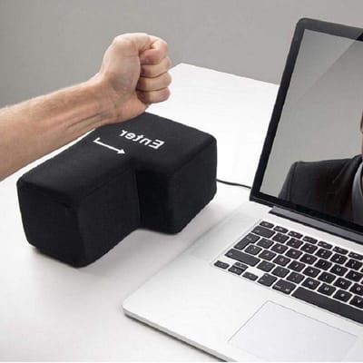 Grote Enter-toets USB Kussen voor Stressverlichting, Comfortabel en Economisch Ontwerp voor Bureaugebruik