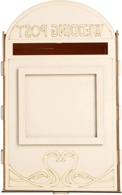 Huis hijsbox Brievenbus Creatieve Muurbevestiging Houten Drop Box Middelgrote capaciteit Post Diy Modern pakket(Style B)