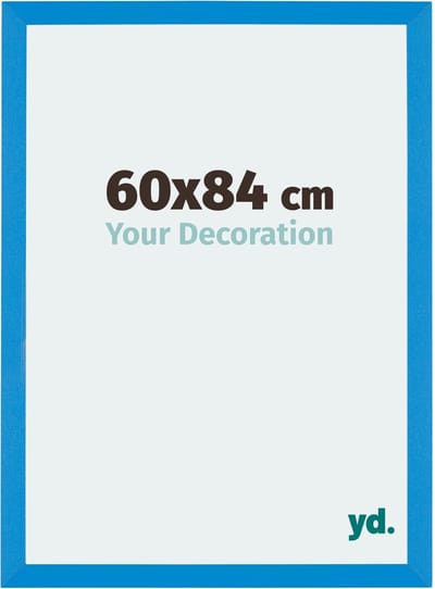 Your Decoration - Fotolijst 60x84 cm - MDF - Helder Blauw - Mura