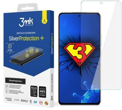 3MK Silver Protect+ Serie - Antimicrobiële Schermfolie - Samsung Galaxy A23 5G - Nat Montage - Krasbestendig