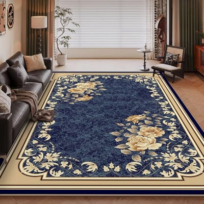 Nordic Licht Luxe Huis Slaapkamer Tapijt Groot Formaat Pastorale Bloem Woonkamer Kleden Wasbaar Lounge Tapijt Hotel Lobby Vloermatten 180*280cm