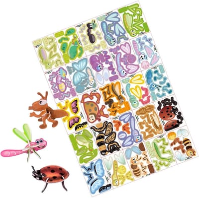 3D Puzzelset Dieren - Papieren Puzzel Educatief - Cognitieve Ontwikkeling - Gereedschapsvrij Plezier - 25 Modellen - Insect