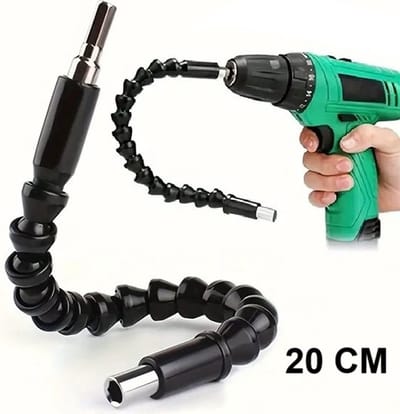 Flexibele Boor Opzetstuk I Bit Houder I Bithouder I Bithouder Magnetisch 1/4 Elektrische Boor Schroefmachine I 200 MM
