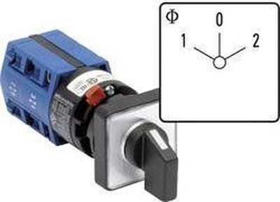 Kraus & Naimer CG4.A211.FS2 Lastscheidingsschakelaar 10 A 2 x 60 Grijs, Zwart 1 stuk(s)