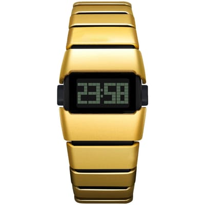 Millennium Speciale Vorm Middeleeuws Origineel Ontwerp Horloge Heren- En Damesen Amerikaanse Trend Middelbare Scholier Niche Horloge black