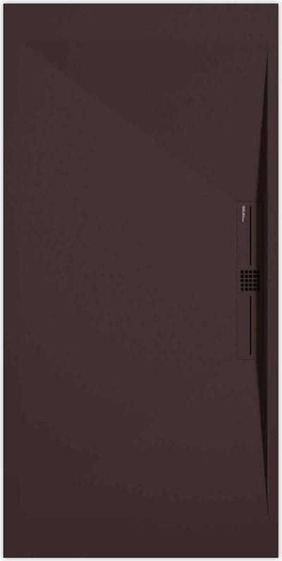 Sanifun douchebak Stone Side Chocolate Smooth 1100 x 700 P