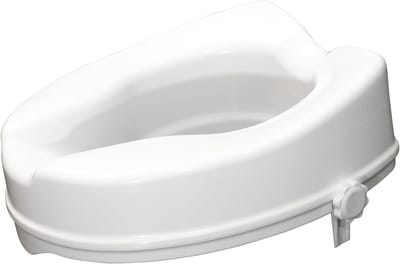 Verhoogde Toiletbril met Slotbevestiging - Eenvoudige Montage Zonder Gereedschap