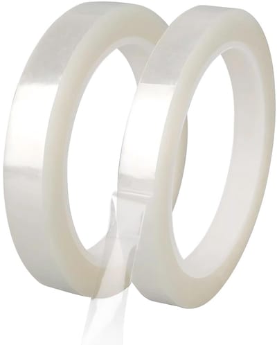 Isolatietape Rollen - Positionering Mylar - Elektrisch Werk - Hittebestendig Waterdicht - 10 mm x 66m - Transparant