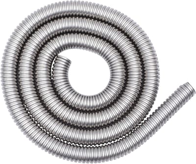 Duurzame Kabelbescherming van RVS, Flexibele Kabelslang van 3 m, Draadbescherming met Diameter 32 mm, Kabelbeheer en Beveiliging