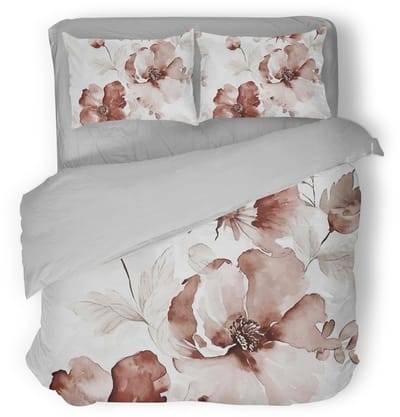 Eleganzzz Dekbedovertrek Dusky Dreams - Multi - Dekbedovertrek 200x200/220cm - Micropercal -Tweepersoons - Dekbedovertrekken - Bloemen Dekbedovertrek