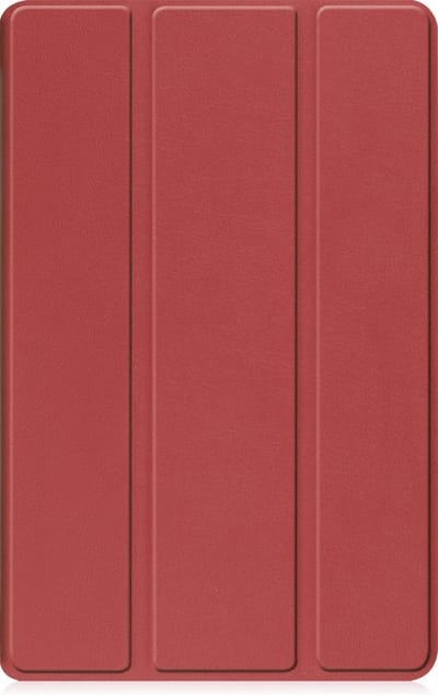Hoesje - Geschikt voor Samsung Galaxy Tab A9 - Dun & Stevig - Trifold Bookcase - Hard Cover - Hardcover Book Case - Tablet Hoes - Donkerrood