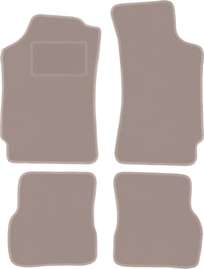 Beige veloursmatten voor: Skoda Felicia hatchback, stationwagen (1994-2001)