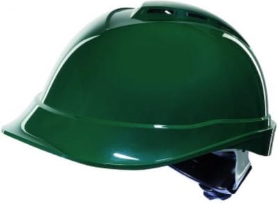 Opsial veiligheidshelm - V-Pro - 4-puntssluiting - geventileerd - groen