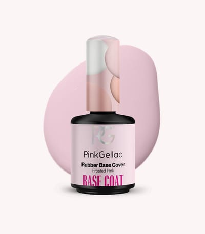 Pink Gellac Base Coat Gellak - Rubber Base Cover Frosted Pink - Gel Nagels Producten - 15ml