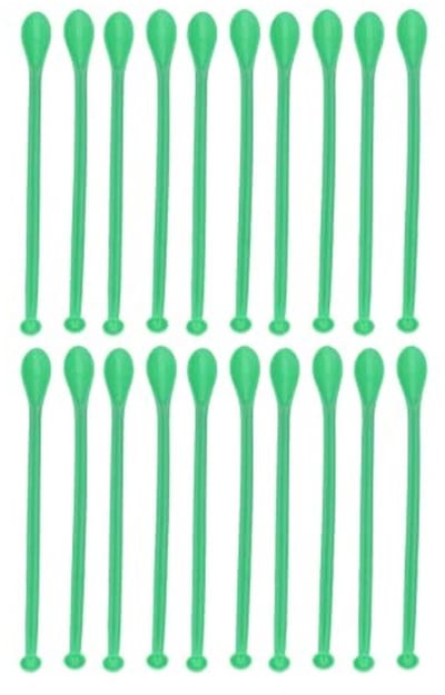 Dailygoody - Geneeskunde Lepels - Double Ended Sampling - Mini Plastic Lepels voor Laboratorium - 20 Stuks - Perfect voor Precisiewerk - Ideaal voor L...