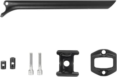 Fiets Zadelpen - Zadelbuis Onderdeel - Weg en Trail - Lichtgewicht Carbon - 27.2 31.6mm - Mat Zwart
