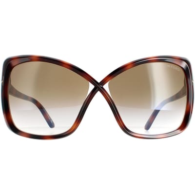 Tom Ford Butterfly Womens Blonde Havana Brown Gradient FT0943 Jasmin Zonnebril