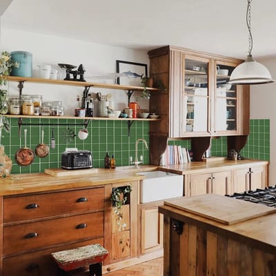 Dailygoods- Tegelsticker 25 Stuks - 15x15 cm - Mosaïek Effect - Zelfklevend - Waterdicht - Voor Keuken/Badkamer - Muursticker