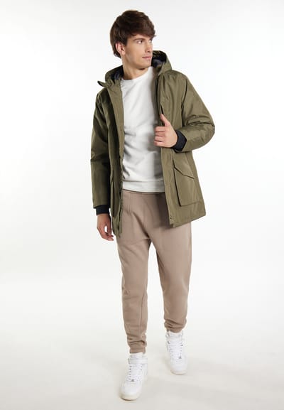 Mo Parka Heren militaire olijf