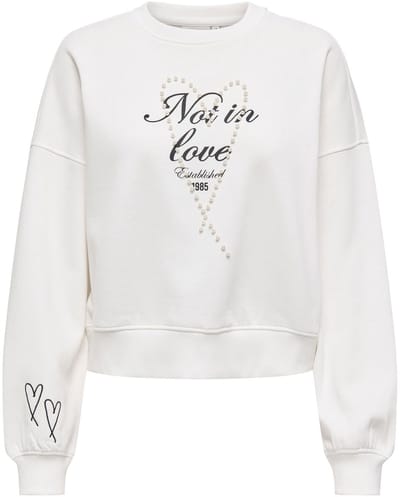 ONLY - ONLKIARA L/S O-NECK PEARL SWT - Meisjes - Sweaters